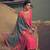 Pink Embroidered Cotton Salwar Up To 42" Size