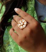 Kundan Bloom Ring