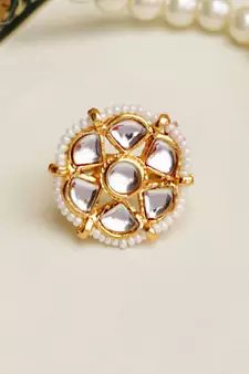 Kundan Bloom Ring