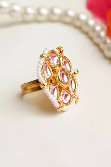 Kundan Bloom Ring