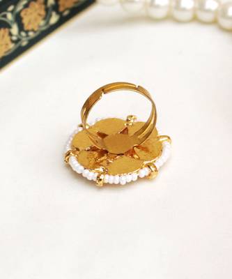 Kundan Bloom Ring 4