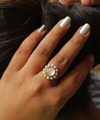 Kundan Flower Ring 1