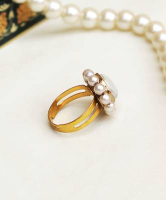 Kundan Flower Ring 3