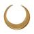 Statement Gold Plated Metal Chunk Self Design Slip-On Bracelet for Women and Girls.
