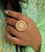 Cluster Of Pearl Ring