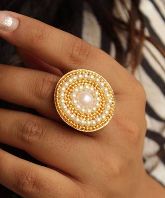 Cluster Of Pearl Ring 2