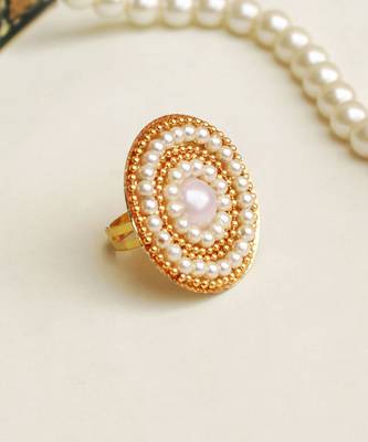 Cluster Of Pearl Ring 4