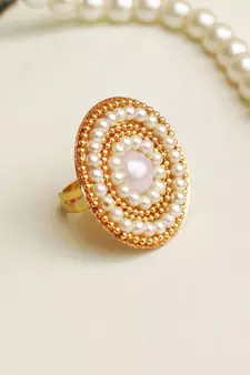 Cluster Of Pearl Ring