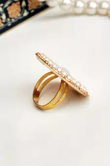 Cluster Of Pearl Ring