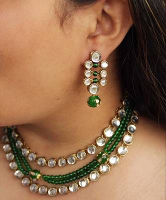 Studded Beads Necklace Set 1
