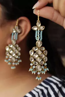 Majestic Kundan Earrings