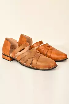 Gold Criss Cross Sandals