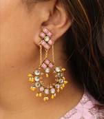 Dramatic Kundan Chandbali