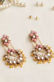 Dramatic Kundan Chandbali