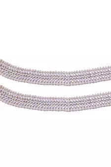 Traditional Alloy Kundan Pearl Payal Anklet for Women 