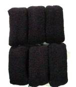 Elastic Cotton Stretch Black Thick Hair Ties Bands for Women/Girls 