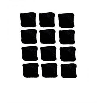 Elastic Cotton Stretch Black Thick Hair Ties Bands for Women/Girls  2