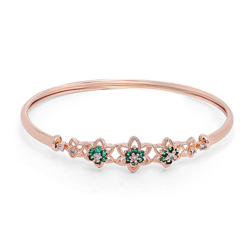 Rose Cubic Zirconia Bracelet Jewellery for Women & Girls 