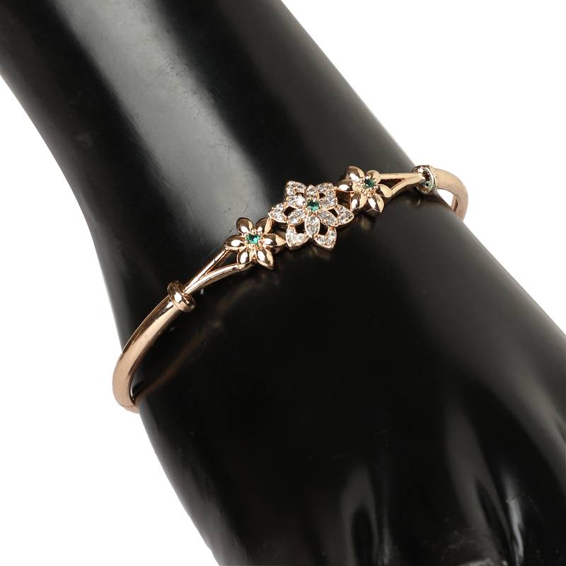 Rose Cubic Zirconia Bracelet Jewellery for Women & Girls 