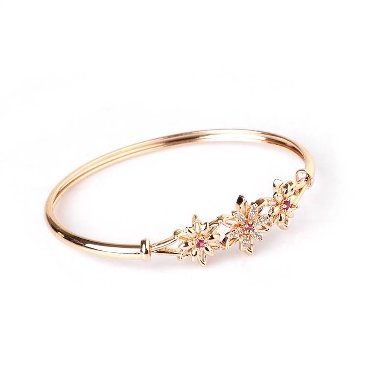Rose Cubic Zirconia Bracelet Jewellery for Women & Girls 