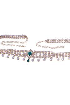 Ethnic Kundan Studded Kamarband/Belly Chain for Women 