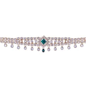 Ethnic Kundan Studded Kamarband/Belly Chain for Women  2