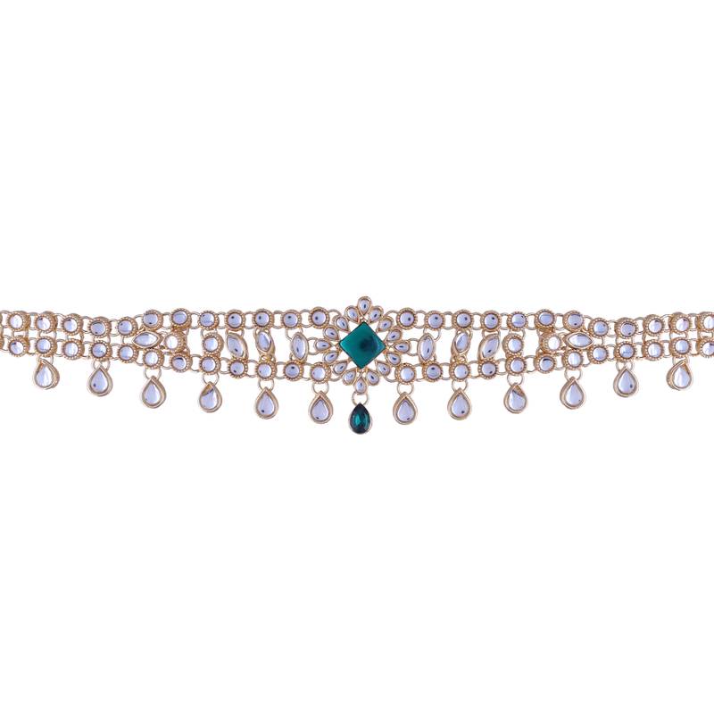 Ethnic Kundan Studded Kamarband/Belly Chain for Women 