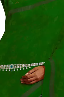 Ethnic Kundan Studded Kamarband/Belly Chain for Women 