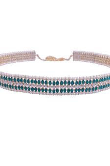 Traditional Kundan & Pearl Studded Adjustable Kamarband/Belly Chain For Women/Girls 