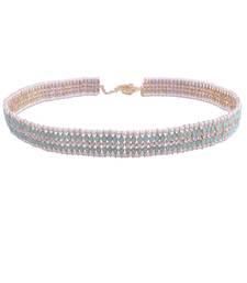 Traditional Kundan & Pearl Studded Adjustable Kamarband/Belly Chain For Women/Girls 