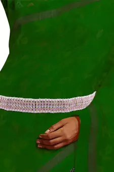 Traditional Kundan & Pearl Studded Adjustable Kamarband/Belly Chain For Women/Girls 