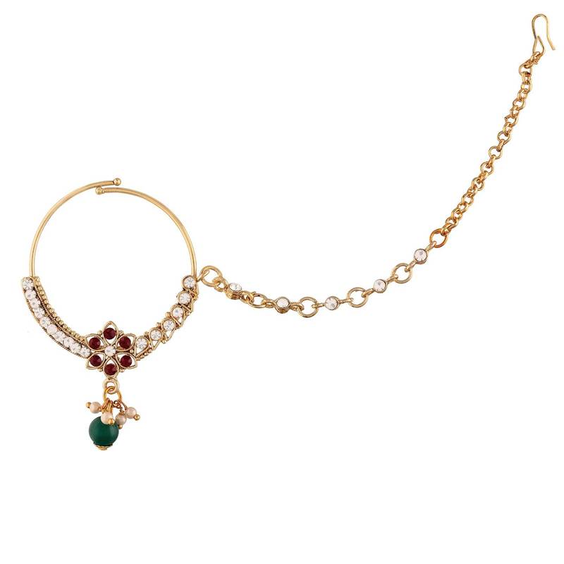 Traditional Ethnic Indian Kundan Dulhan Bridal Jewellery Set for Women 