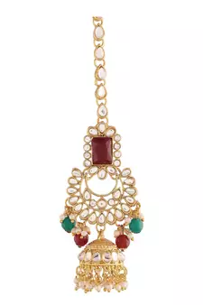 Traditional Ethnic Indian Kundan Dulhan Bridal Jewellery Set for Women 