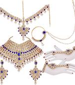Traditional Kundan Ethnic Bridal Jewellery Set for Women 