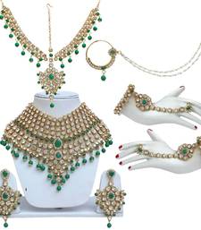 Traditional Kundan Ethnic Bridal Jewellery Set for Women 