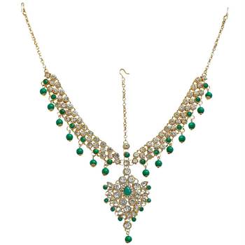 Traditional Kundan Ethnic Bridal Jewellery Set for Women  5