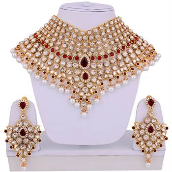 Traditional Kundan Ethnic Bridal Jewellery Set for Women  4