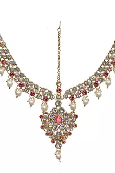 Traditional Kundan Ethnic Bridal Jewellery Set for Women (BLP021Pi)