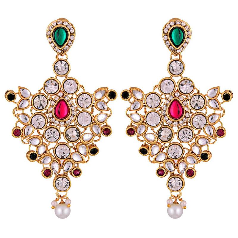 Traditional Kundan Ethnic Bridal Jewellery Set for Women 