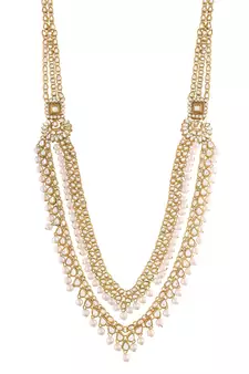 Traditional Handcrafted Faux Kundan & Stone Studded Bridal Jewellery Set For Women 