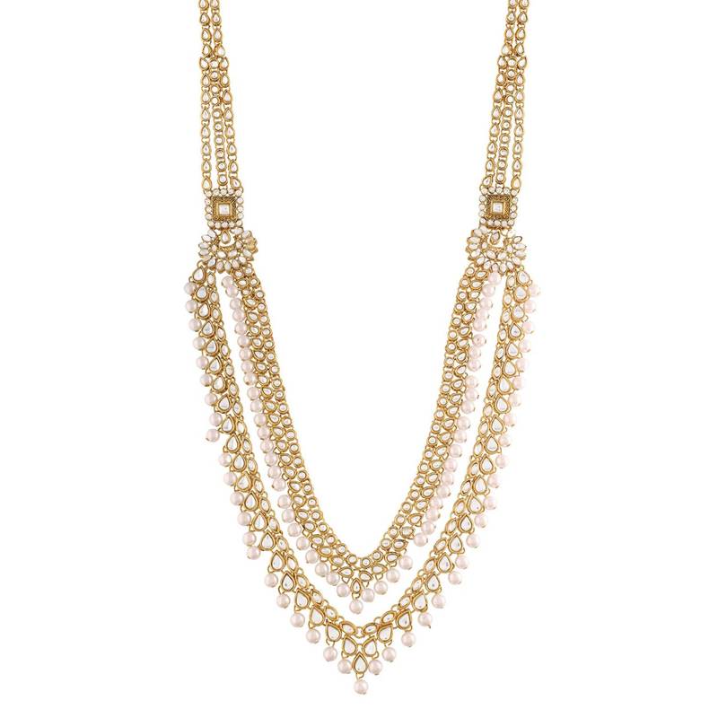 Traditional Handcrafted Faux Kundan & Stone Studded Bridal Jewellery Set For Women 