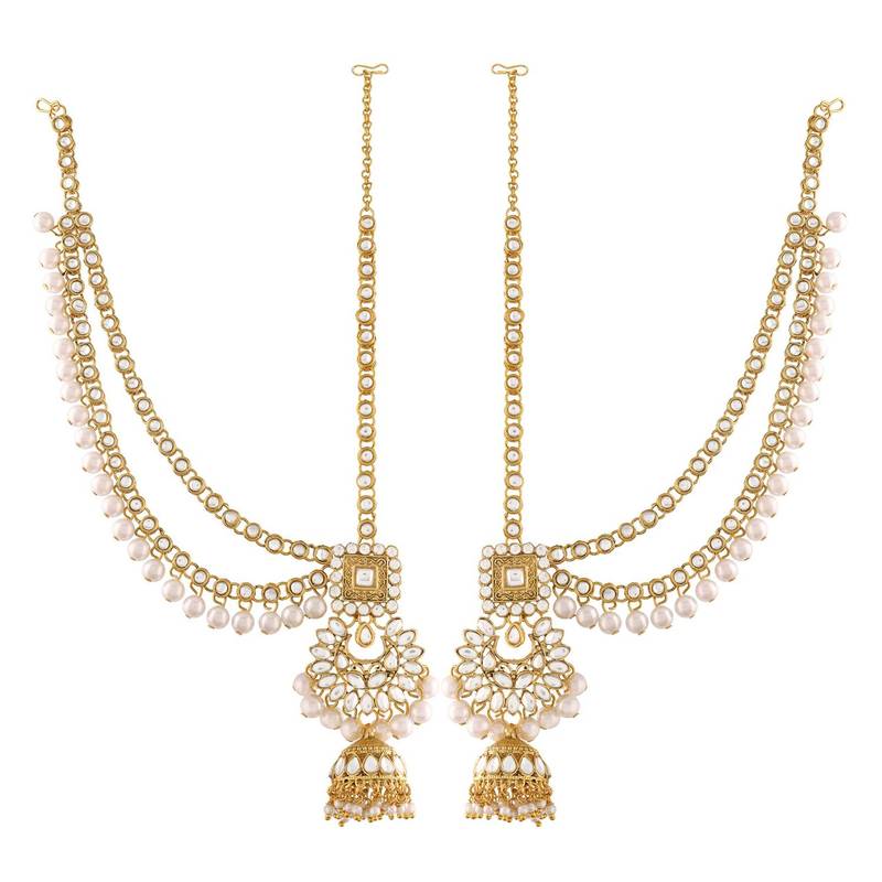 Traditional Handcrafted Faux Kundan & Stone Studded Bridal Jewellery Set For Women 