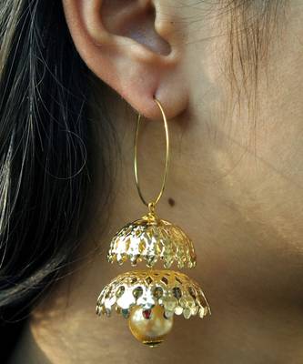 Double Decker Hoop Earring  1
