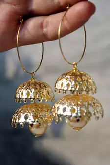 Double Decker Hoop Earring 