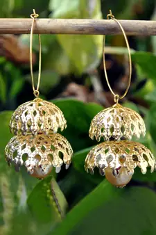 Double Decker Hoop Earring 