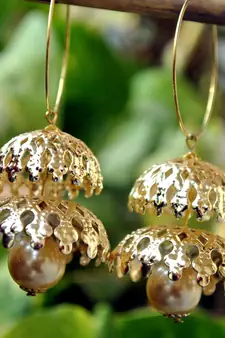 Double Decker Hoop Earring 