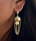 Moon under the Jhumki Earrings