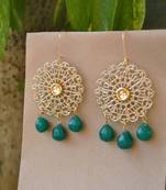 Halki Fulki Green Earring