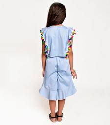 Jelly Jones culotte and top set with Lace - Blue