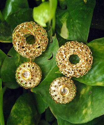 Golden Flare Earrings 1